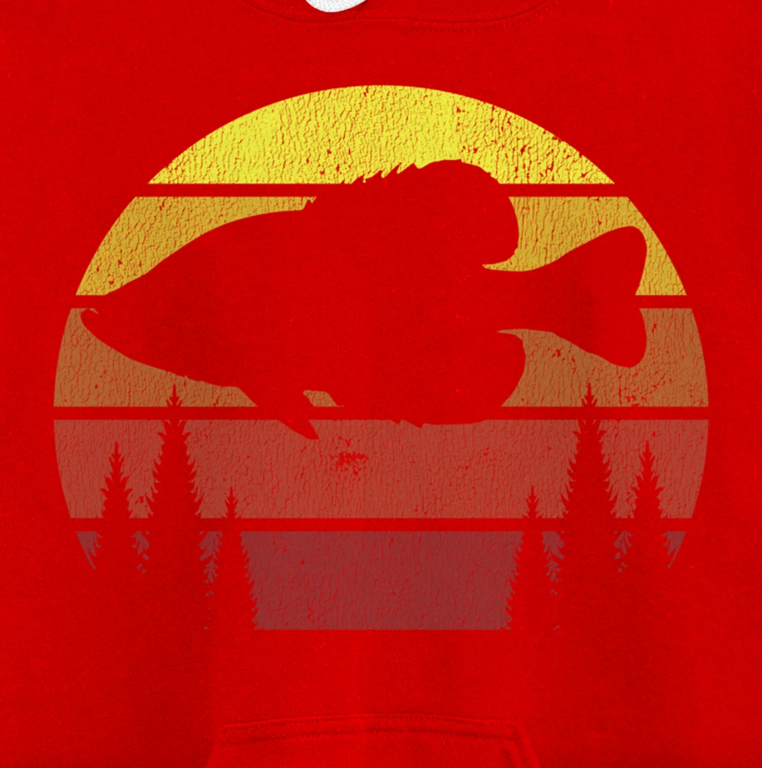 Crappie Fishing Retro Panfish Speck Fisherman Gift Pullover Hoodie