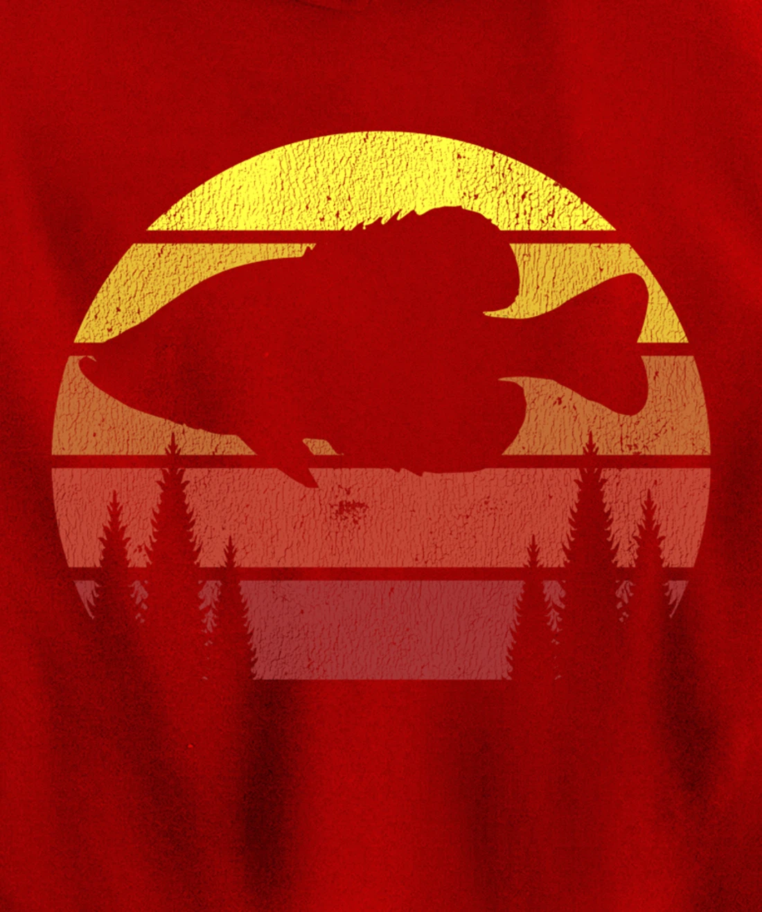 Crappie Fishing Retro Panfish Speck Fisherman Gift Pullover Hoodie