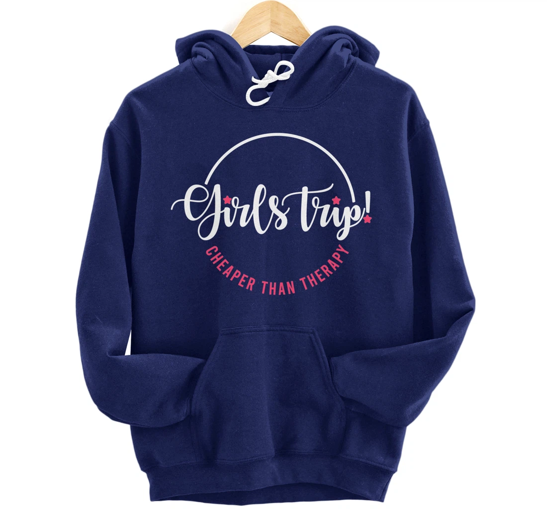 Girls Trip Therapy For Your Girls Night Out Gift Pullover Hoodie