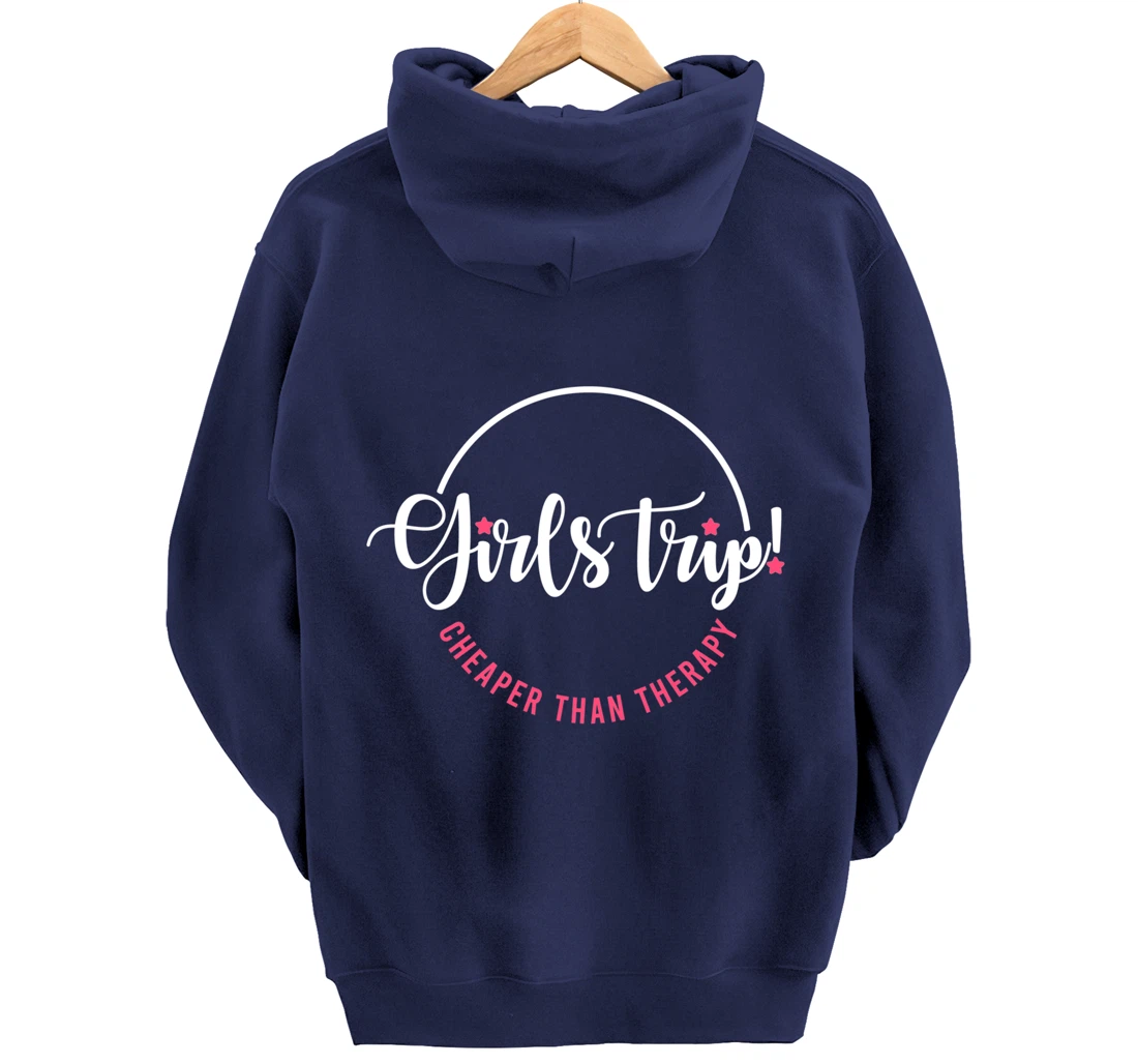 Girls Trip Therapy For Your Girls Night Out Gift Pullover Hoodie