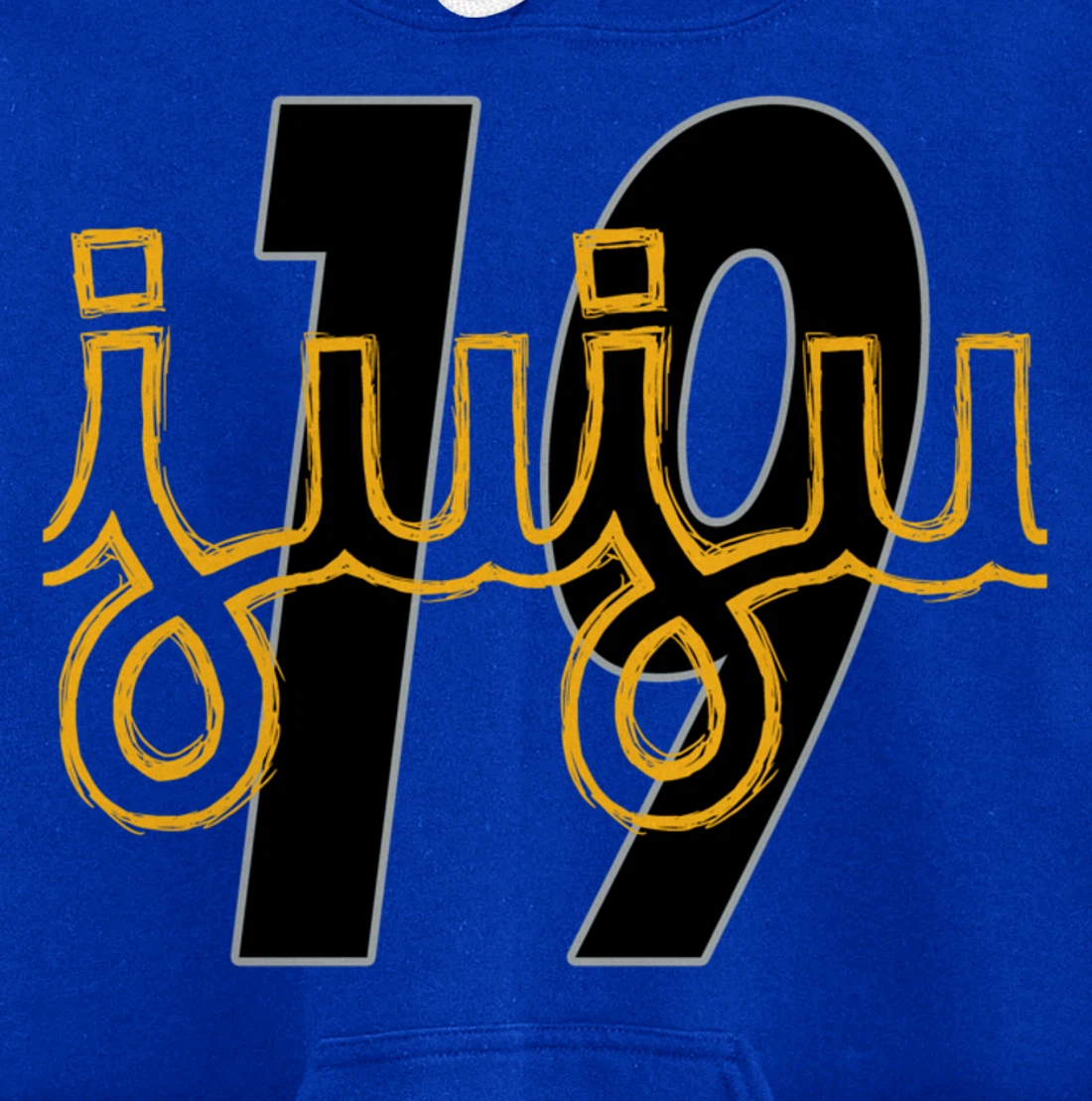 Juju 19 Design Pullover Hoodie