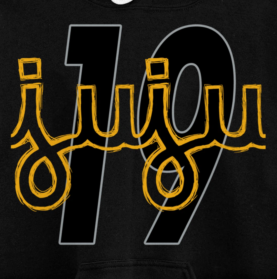 Juju 19 Design Pullover Hoodie