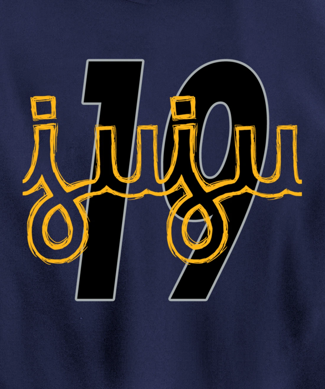 Juju 19 Design Pullover Hoodie