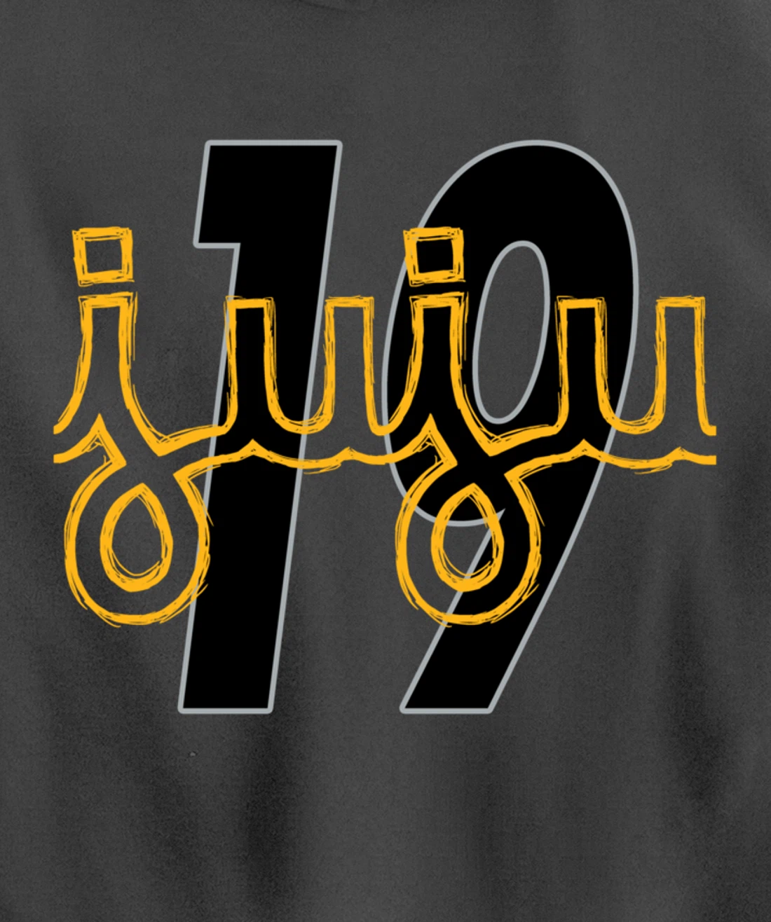 Juju 19 Design Pullover Hoodie