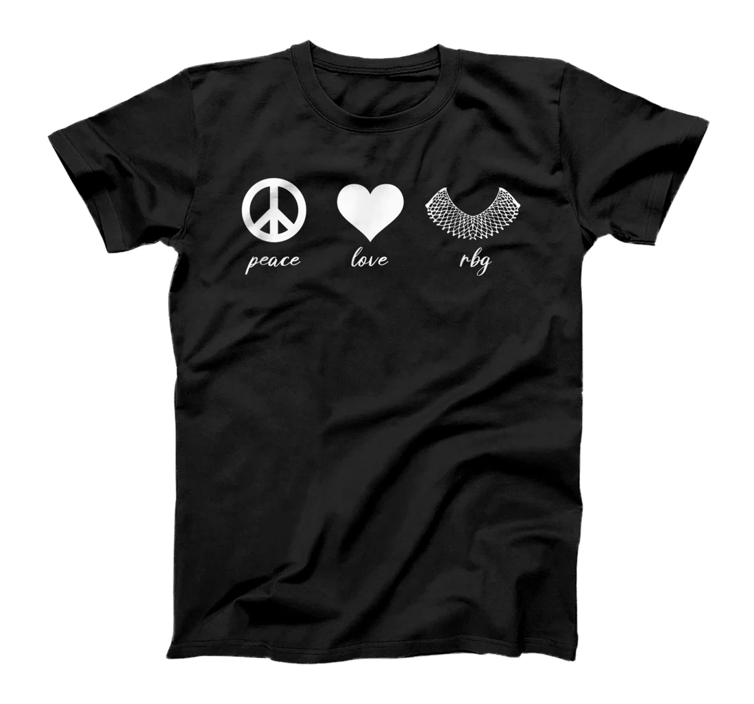 Peace Love and RBG Collarette T-Shirt