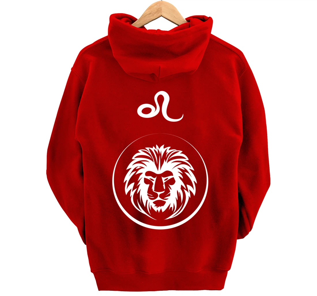 Leo Lion Zodiac Horoscope Star Sign Astrology Symbol Lover Pullover Hoodie