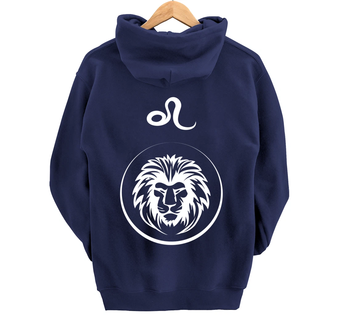 Leo Lion Zodiac Horoscope Star Sign Astrology Symbol Lover Pullover Hoodie