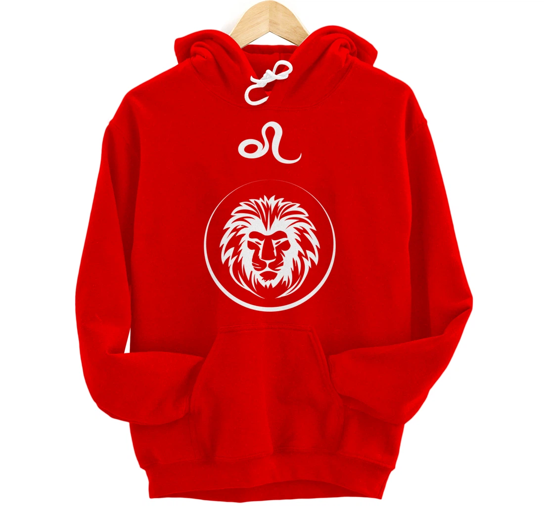 Leo Lion Zodiac Horoscope Star Sign Astrology Symbol Lover Pullover Hoodie