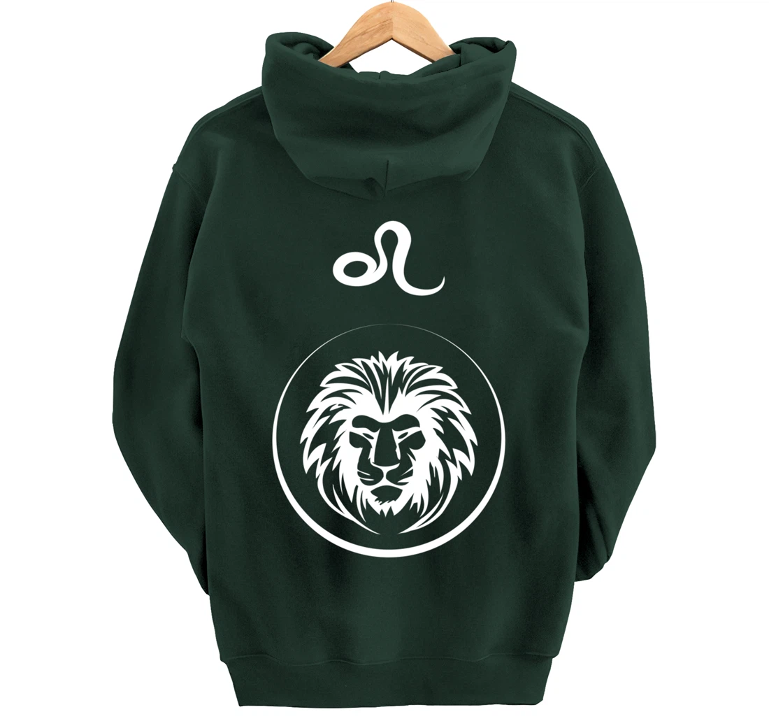 Leo Lion Zodiac Horoscope Star Sign Astrology Symbol Lover Pullover Hoodie