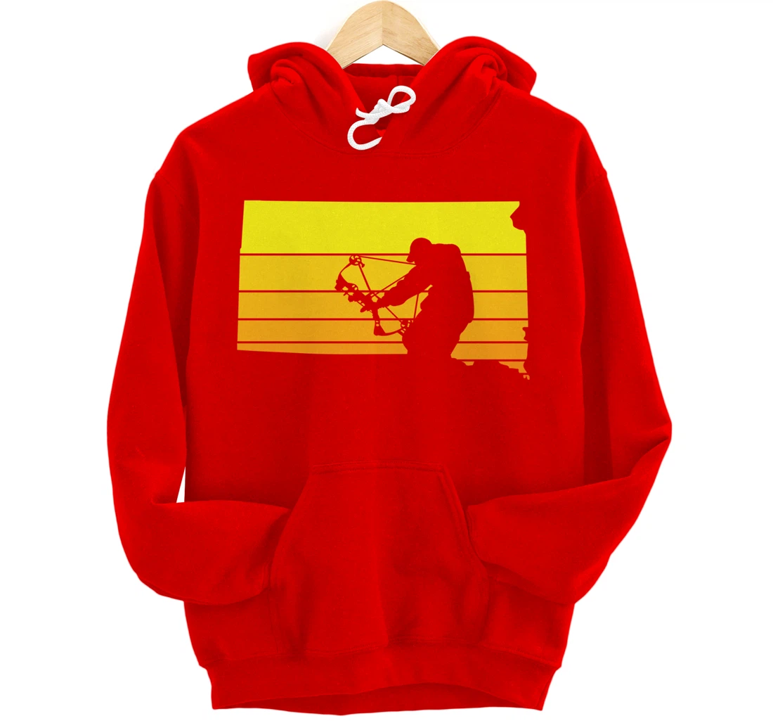 Sunset Bowhunter South Dakota Pullover Hoodie