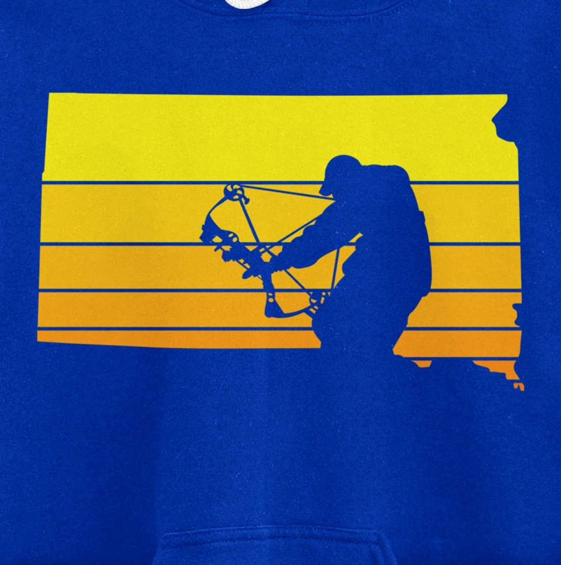 Sunset Bowhunter South Dakota Pullover Hoodie