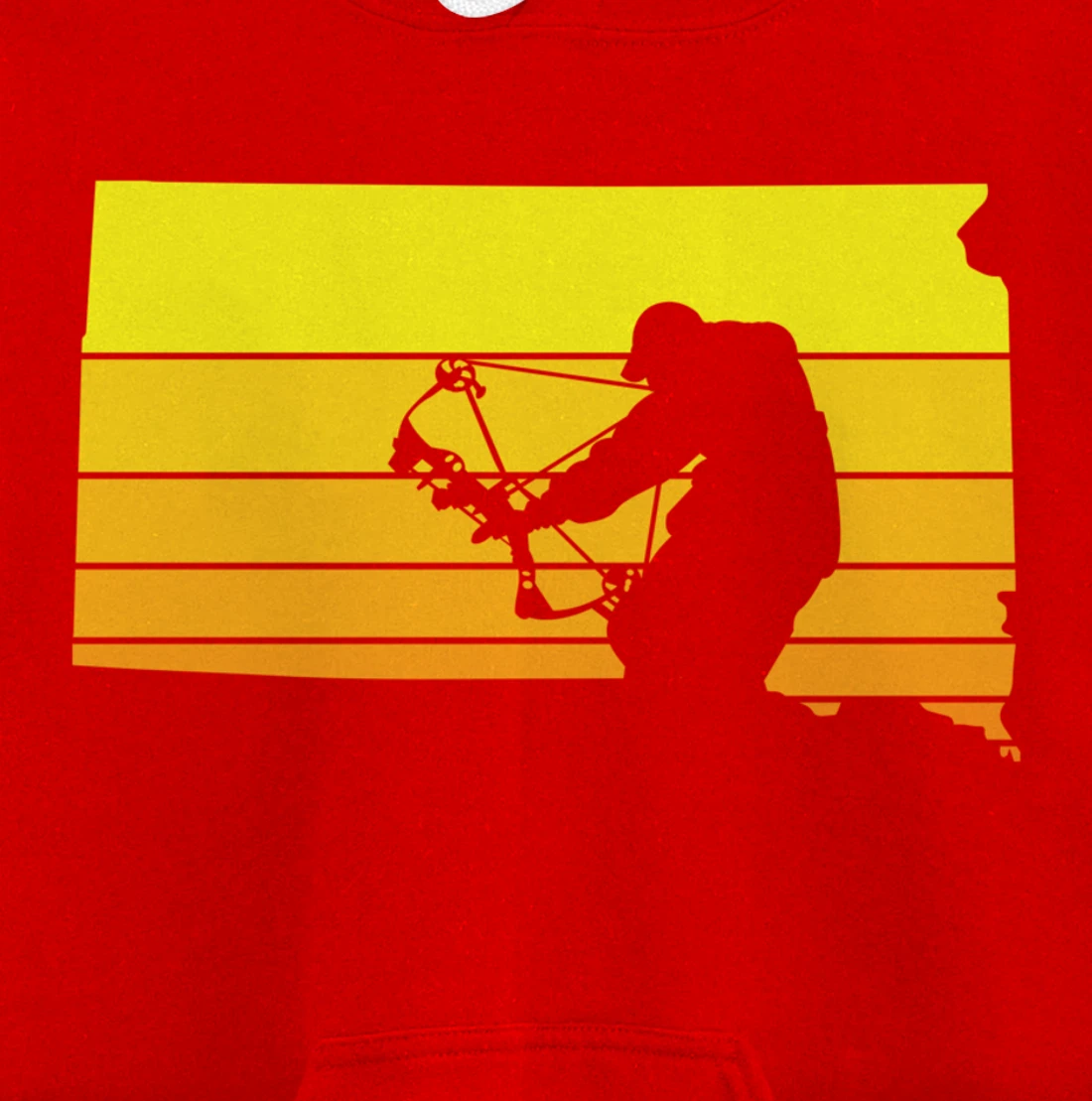 Sunset Bowhunter South Dakota Pullover Hoodie