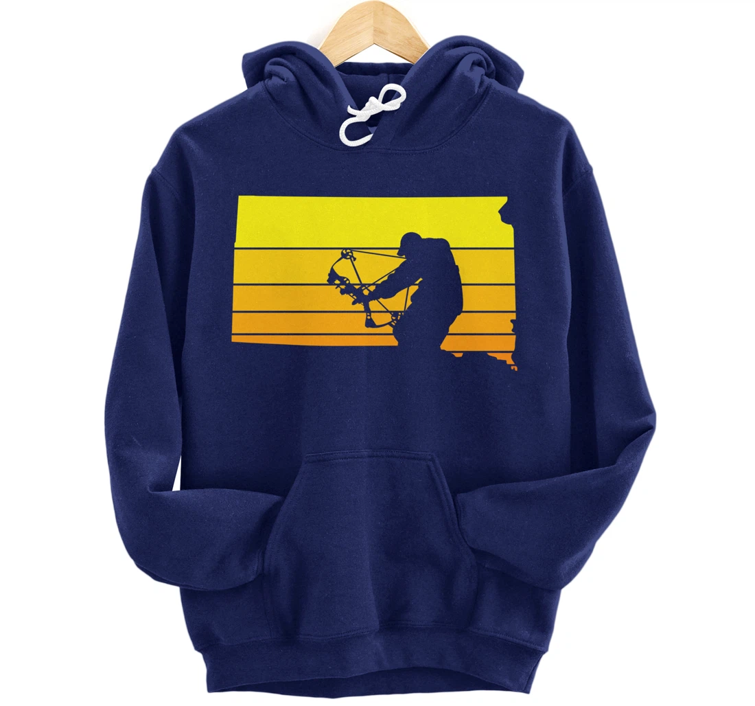 Sunset Bowhunter South Dakota Pullover Hoodie