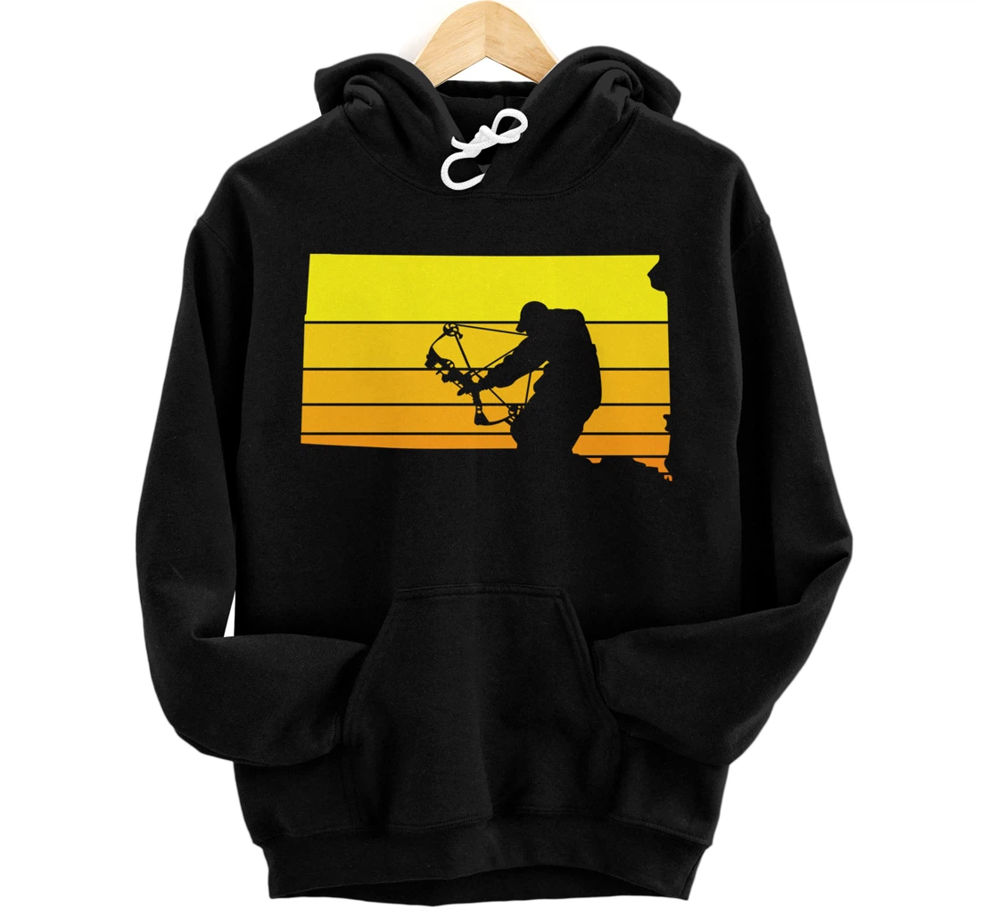 Sunset Bowhunter South Dakota Pullover Hoodie