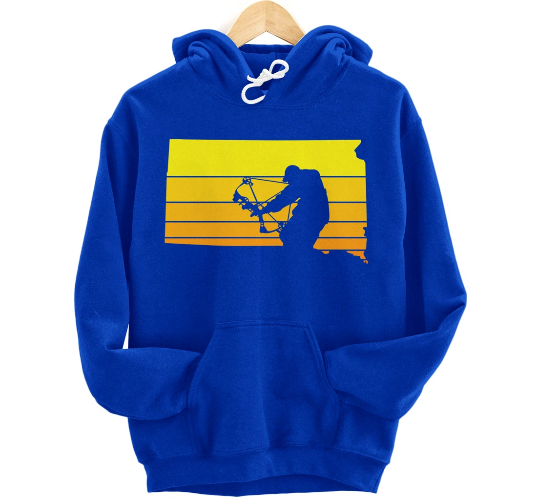 Sunset Bowhunter South Dakota Pullover Hoodie
