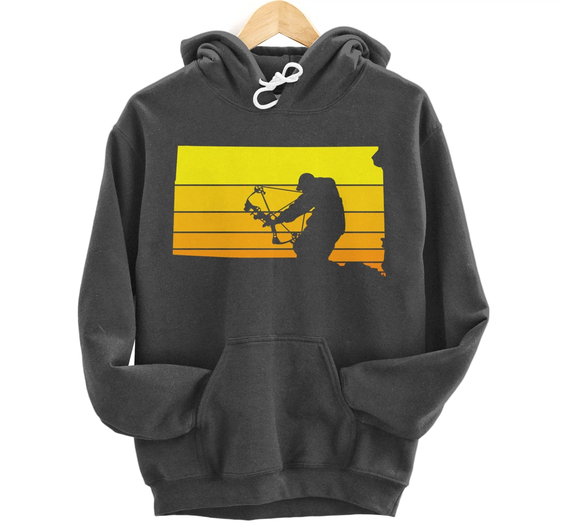 Sunset Bowhunter South Dakota Pullover Hoodie