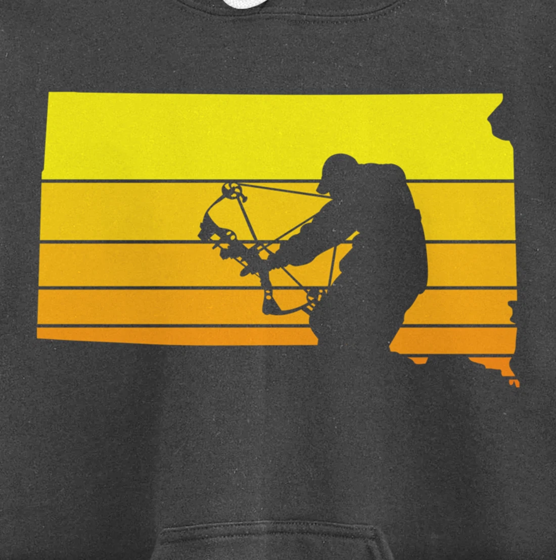 Sunset Bowhunter South Dakota Pullover Hoodie