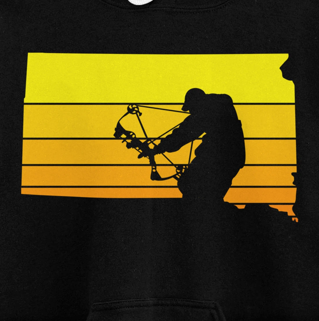 Sunset Bowhunter South Dakota Pullover Hoodie