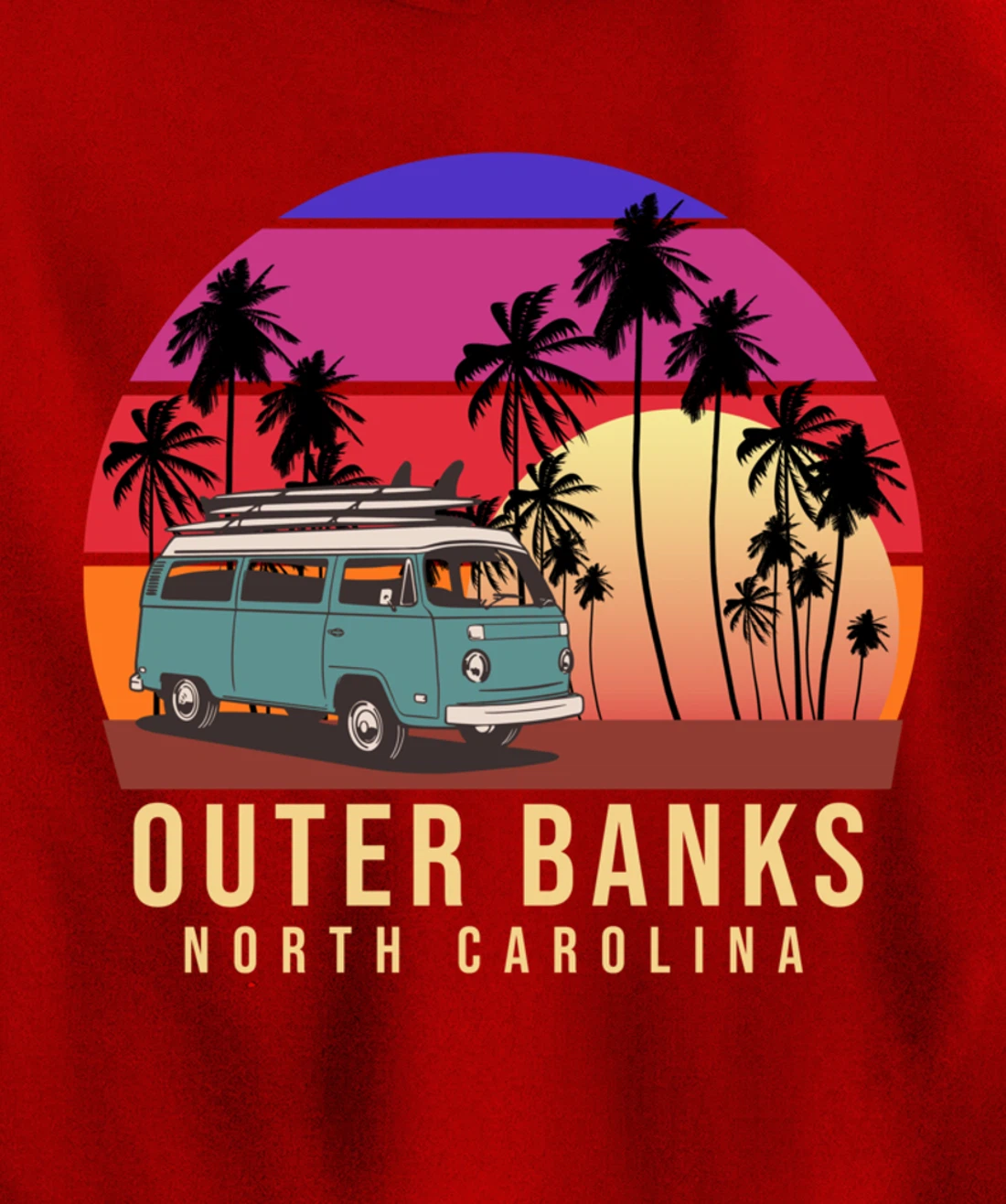Outer Banks Retro Vintage Pullover Hoodie