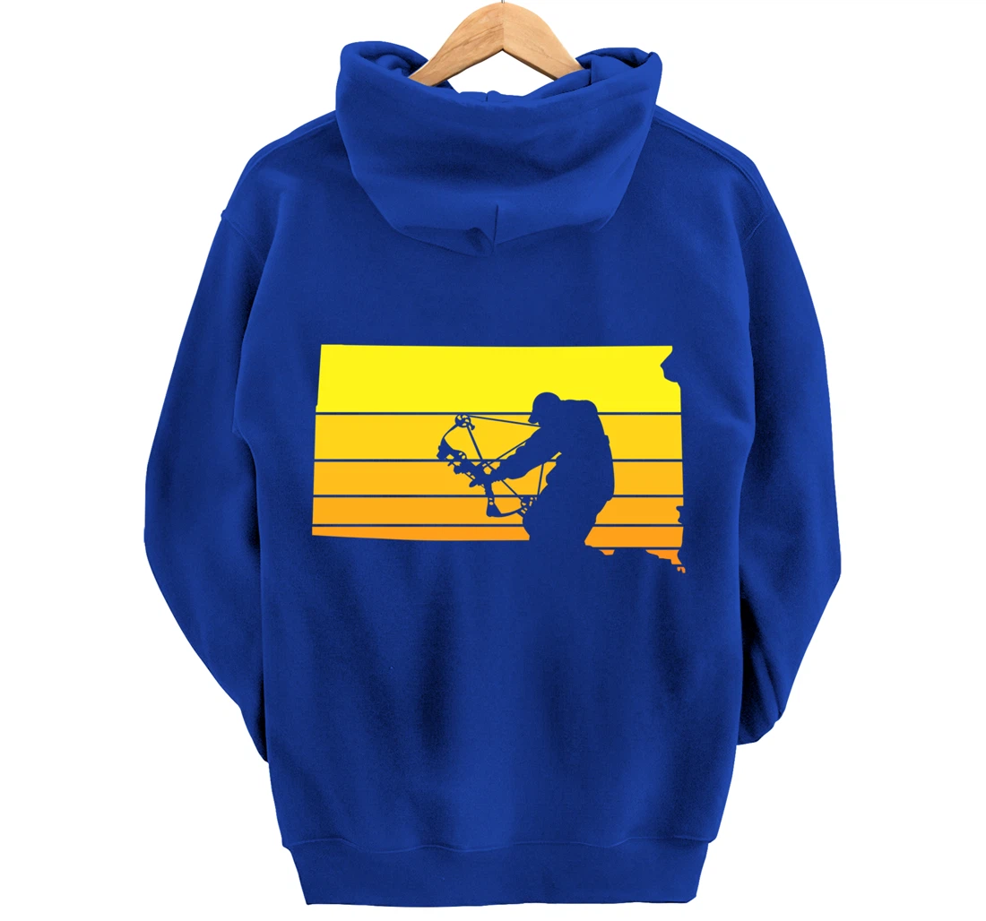 Sunset Bowhunter South Dakota Pullover Hoodie