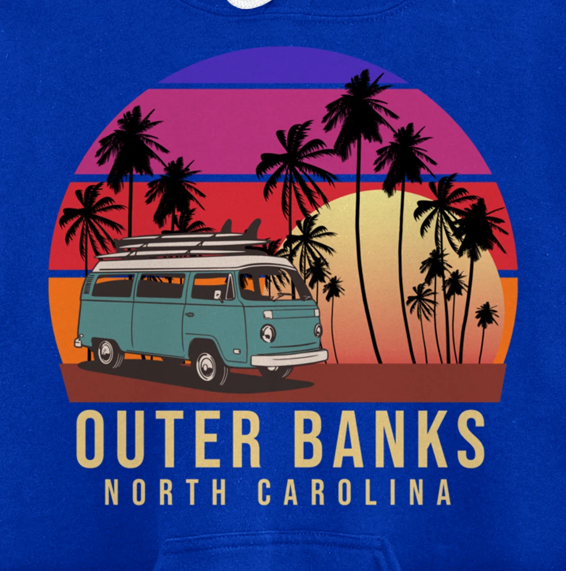 Outer Banks Retro Vintage Pullover Hoodie