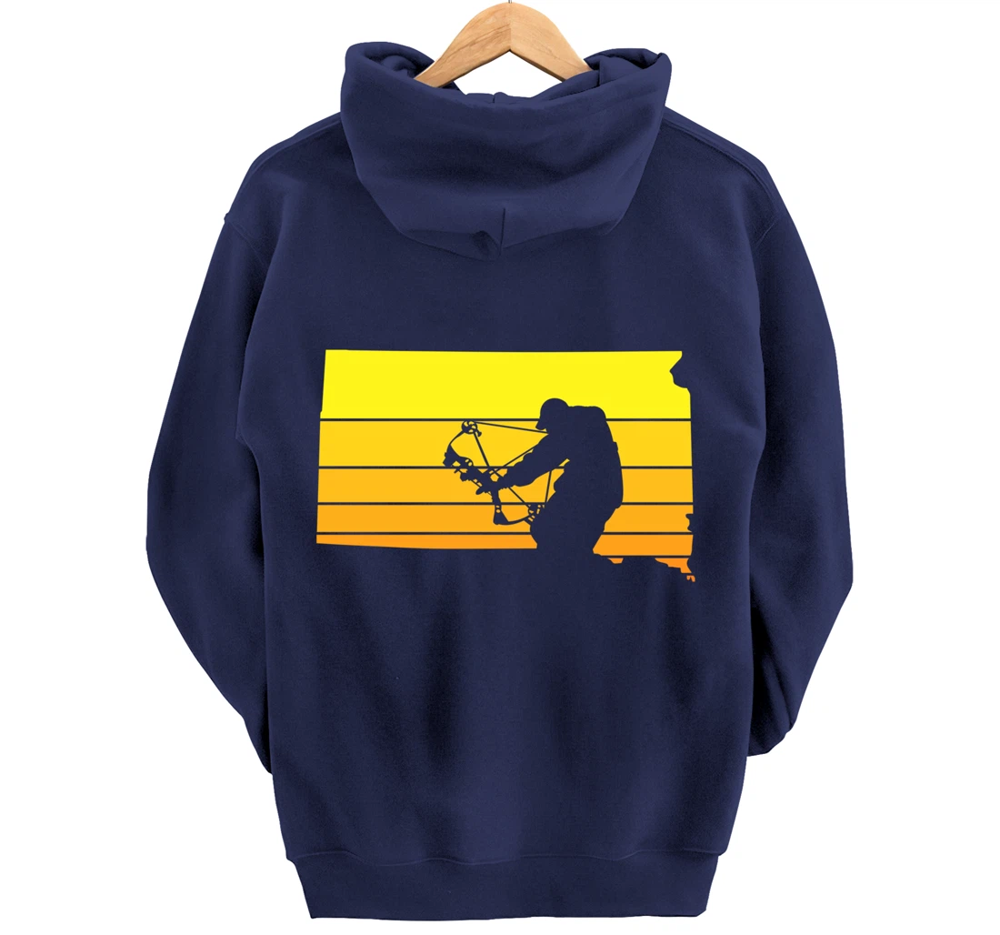 Sunset Bowhunter South Dakota Pullover Hoodie