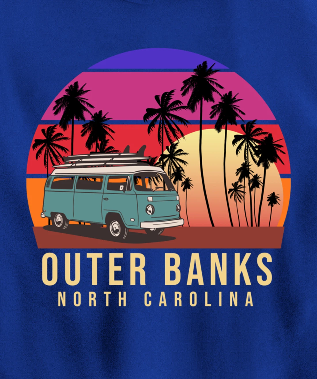 Outer Banks Retro Vintage Pullover Hoodie