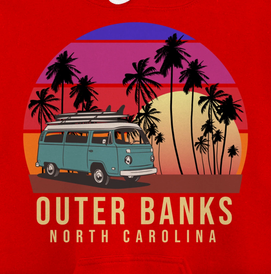 Outer Banks Retro Vintage Pullover Hoodie