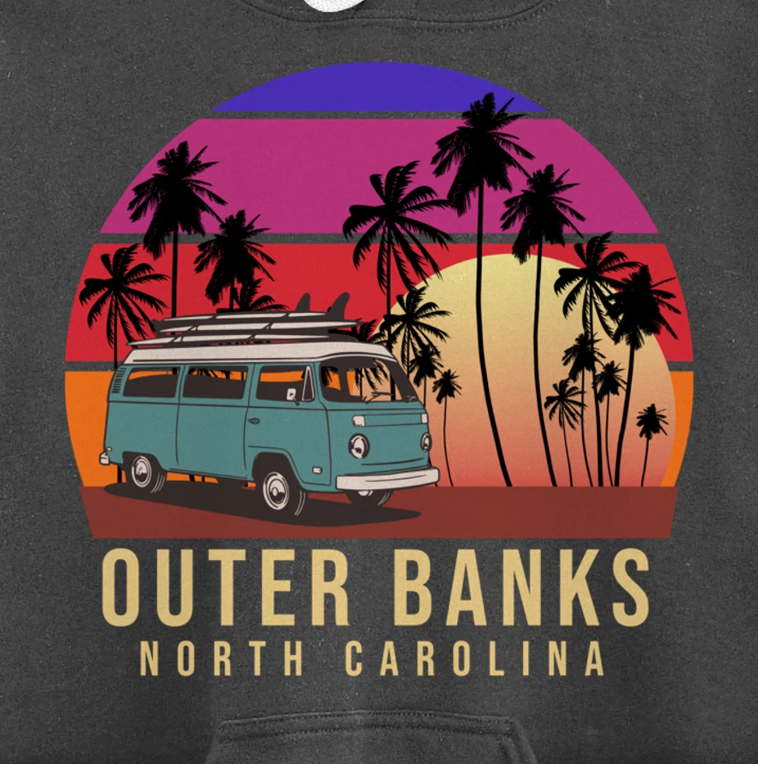 Outer Banks Retro Vintage Pullover Hoodie
