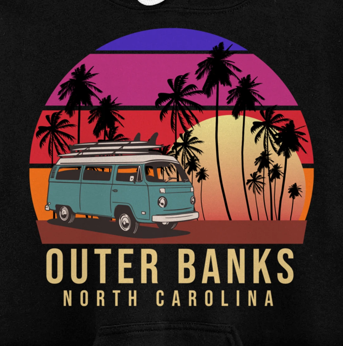 Outer Banks Retro Vintage Pullover Hoodie