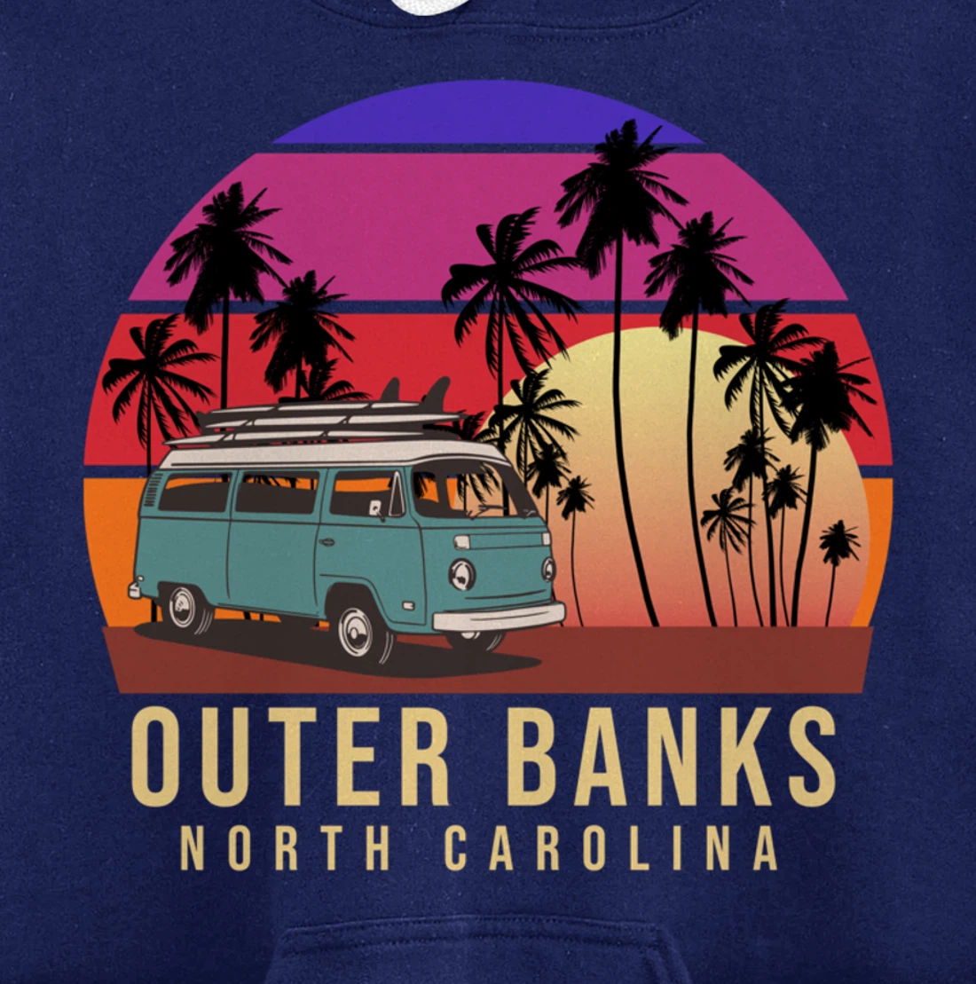 Outer Banks Retro Vintage Pullover Hoodie
