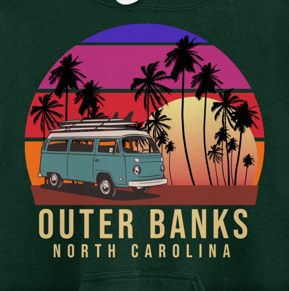 Outer Banks Retro Vintage Pullover Hoodie