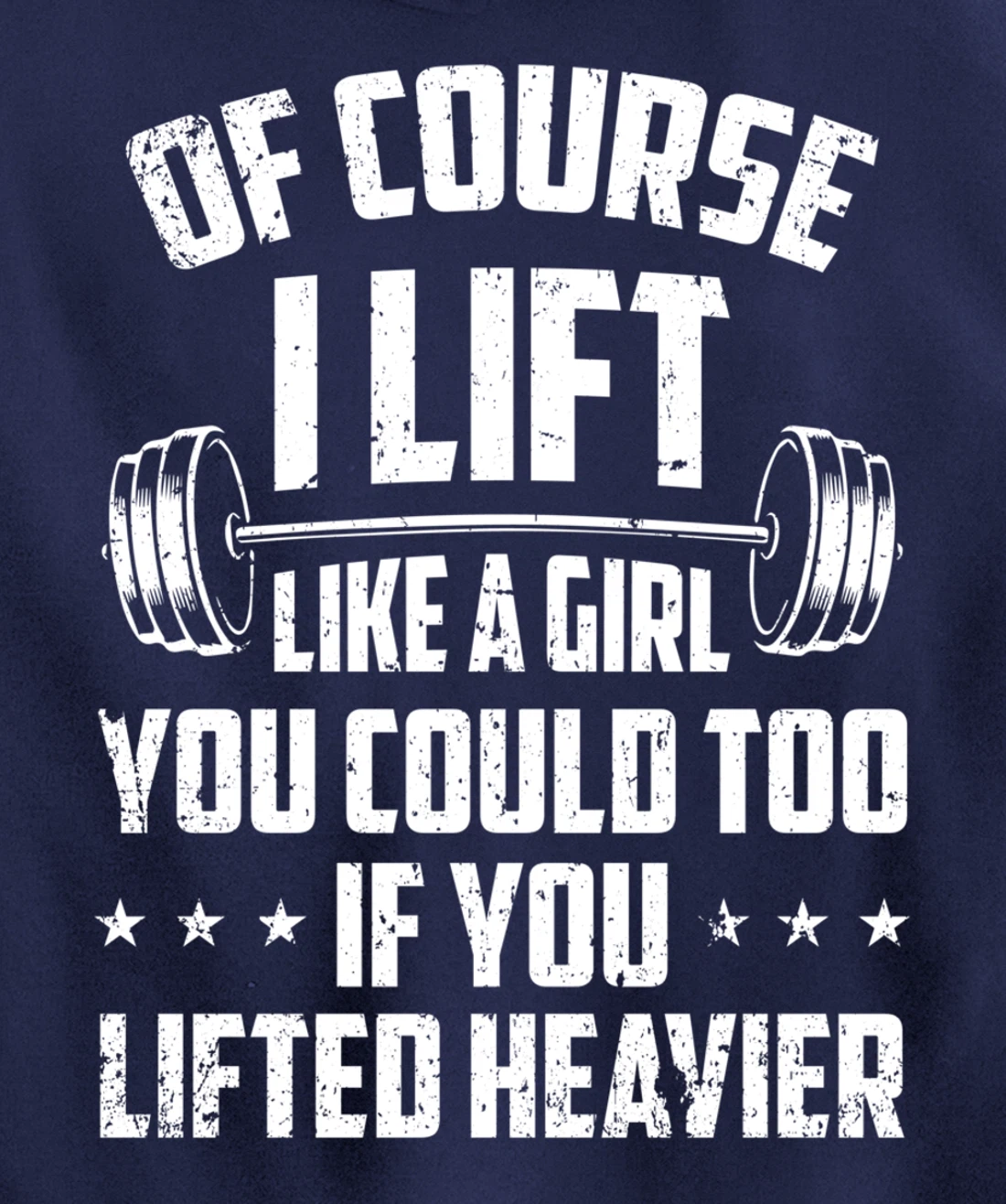 Female Weightlifter Gift - Lift Like a Girl Pullover Hoodie