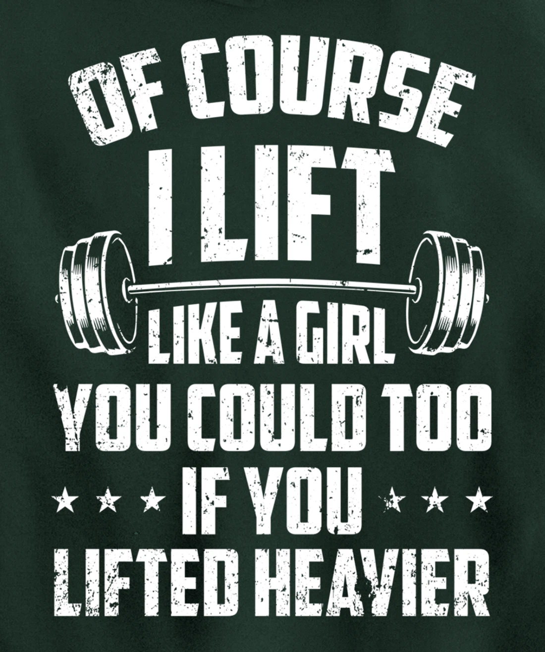 Female Weightlifter Gift - Lift Like a Girl Pullover Hoodie