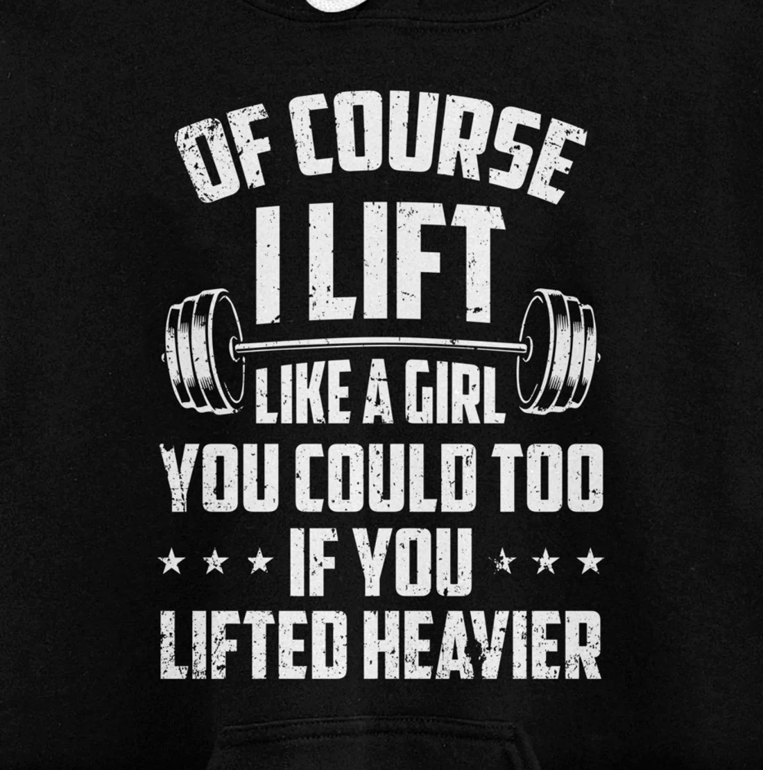 Female Weightlifter Gift - Lift Like a Girl Pullover Hoodie