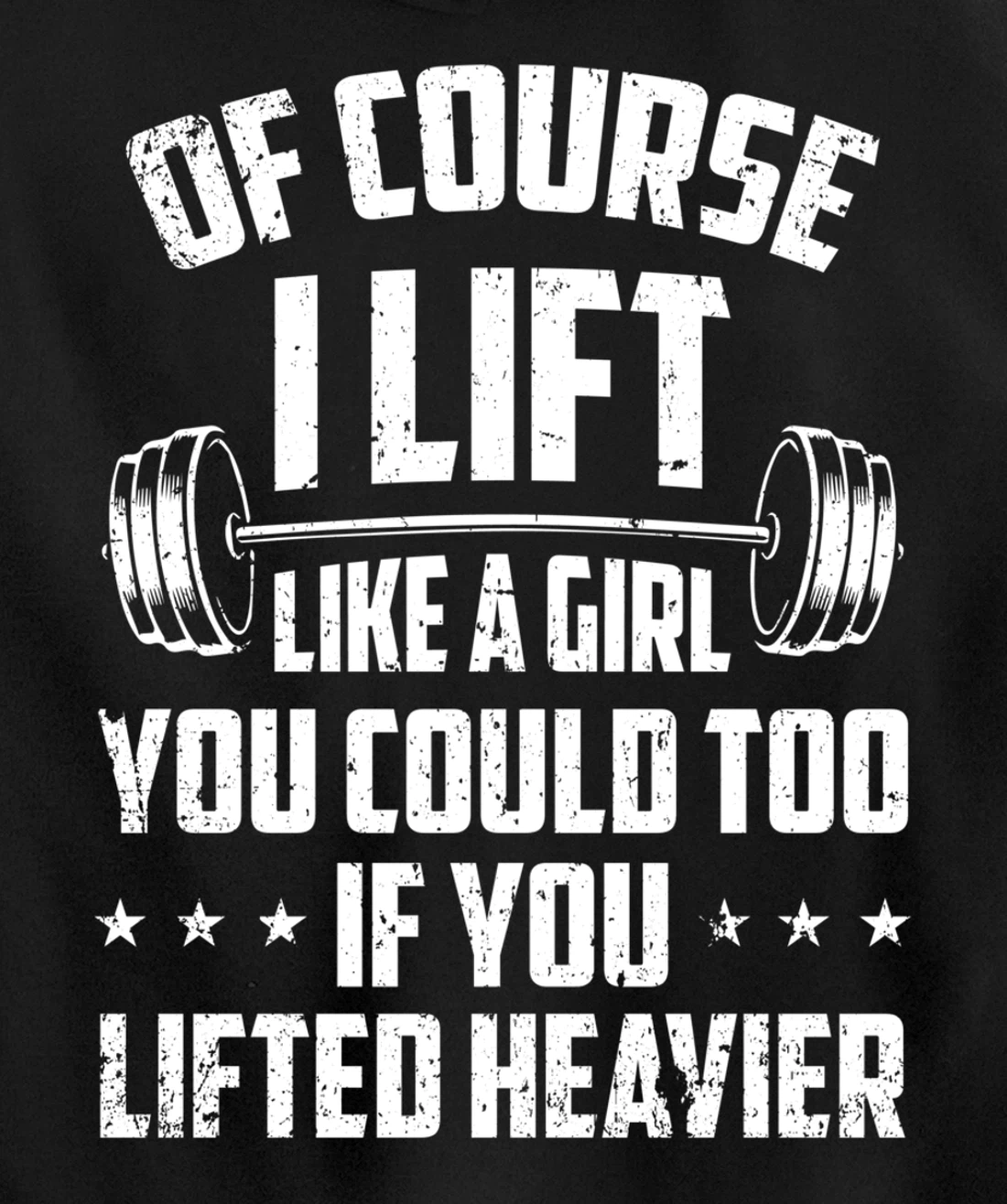 Female Weightlifter Gift - Lift Like a Girl Pullover Hoodie
