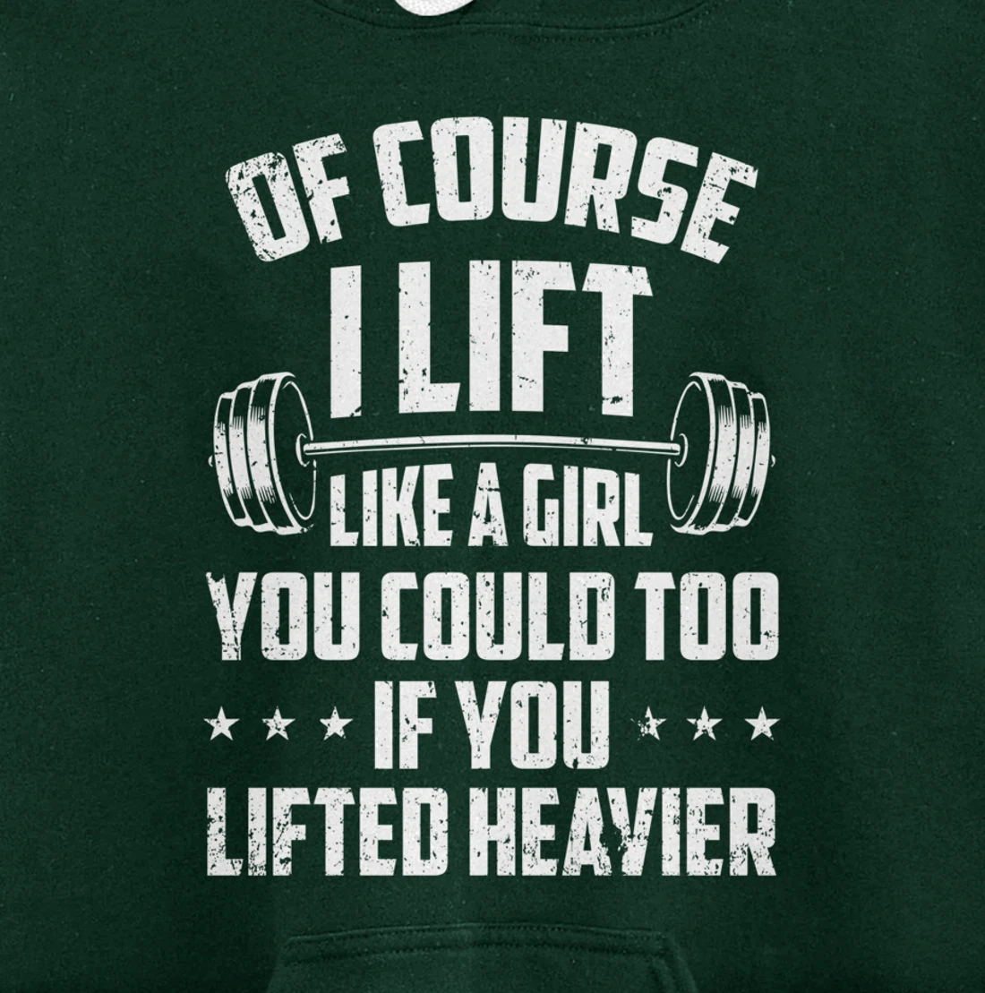 Female Weightlifter Gift - Lift Like a Girl Pullover Hoodie