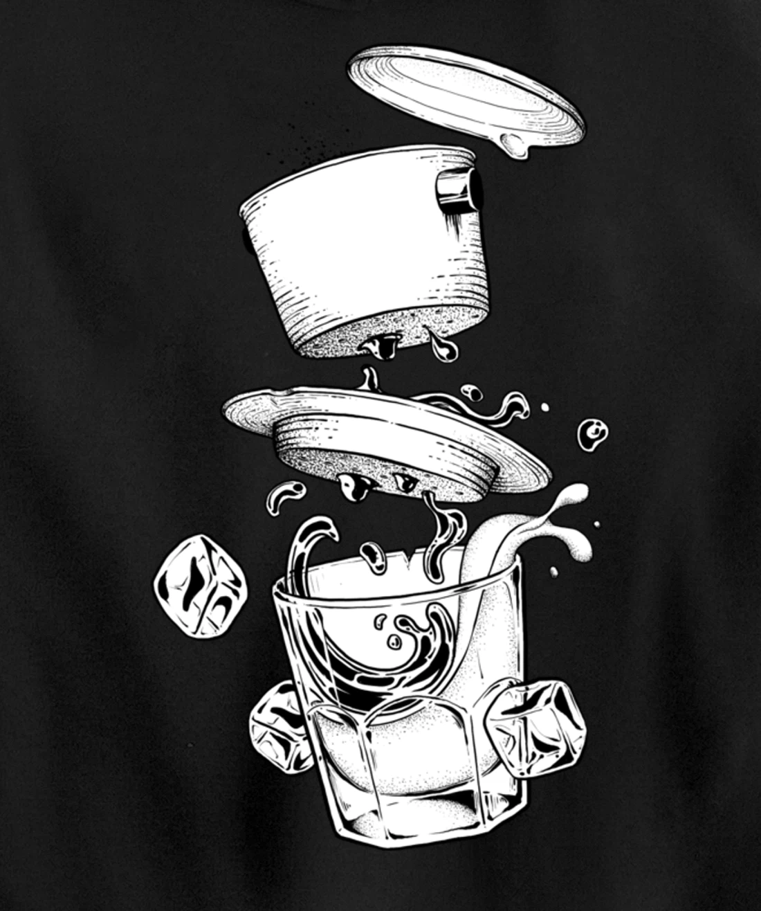 Vietnamese Coffee Art Unique Design Vietnam Gift cafe sua da Pullover Hoodie