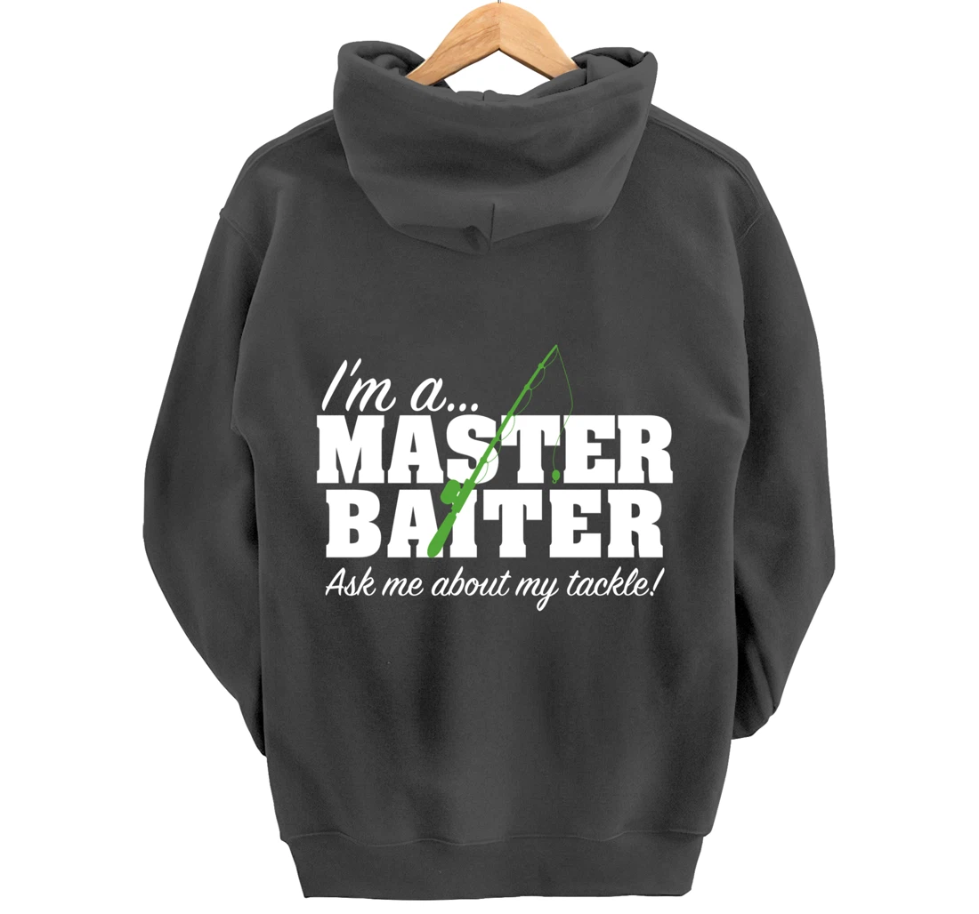 Master Baiter Funny Fishing Fisherman Fish Matching Couples Pullover Hoodie