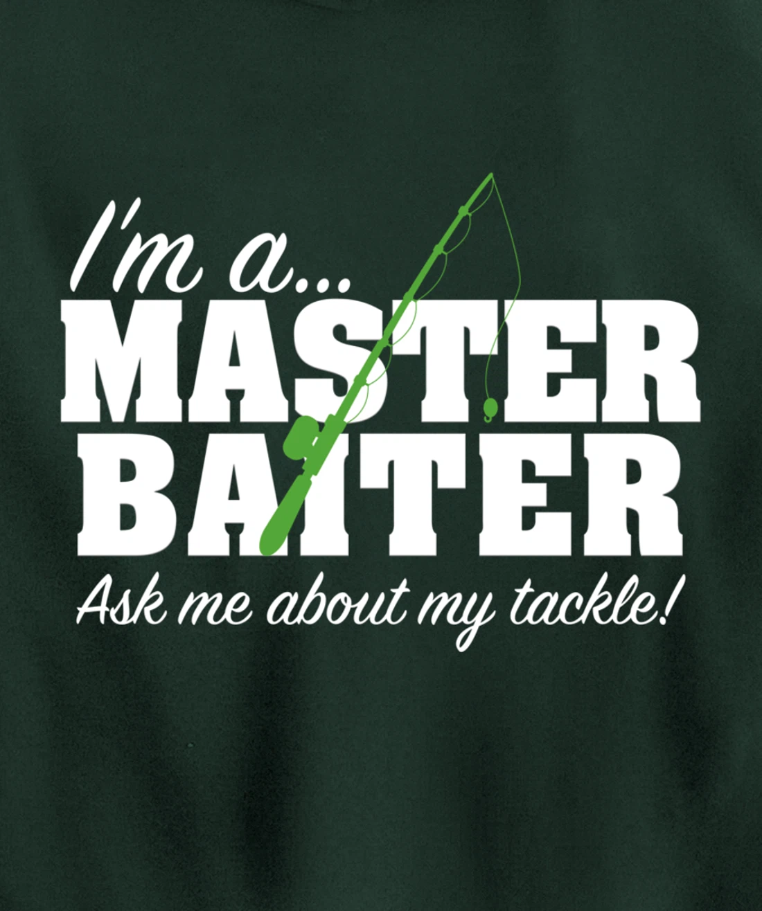 Master Baiter Funny Fishing Fisherman Fish Matching Couples Pullover Hoodie