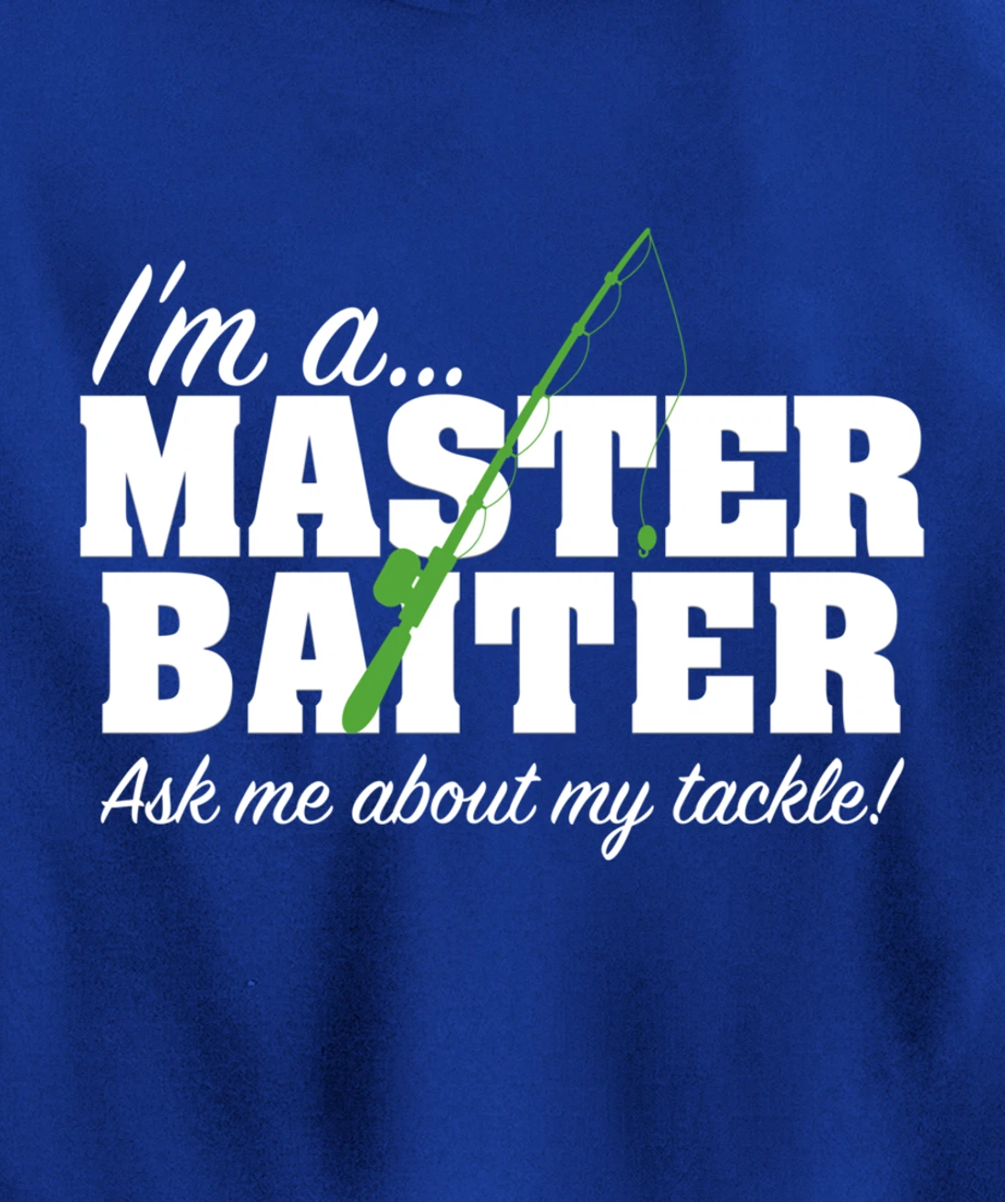 Master Baiter Funny Fishing Fisherman Fish Matching Couples Pullover Hoodie
