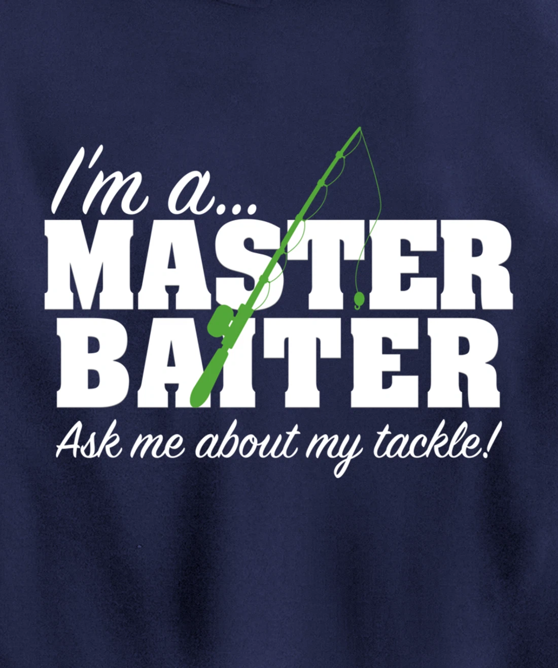 Master Baiter Funny Fishing Fisherman Fish Matching Couples Pullover Hoodie
