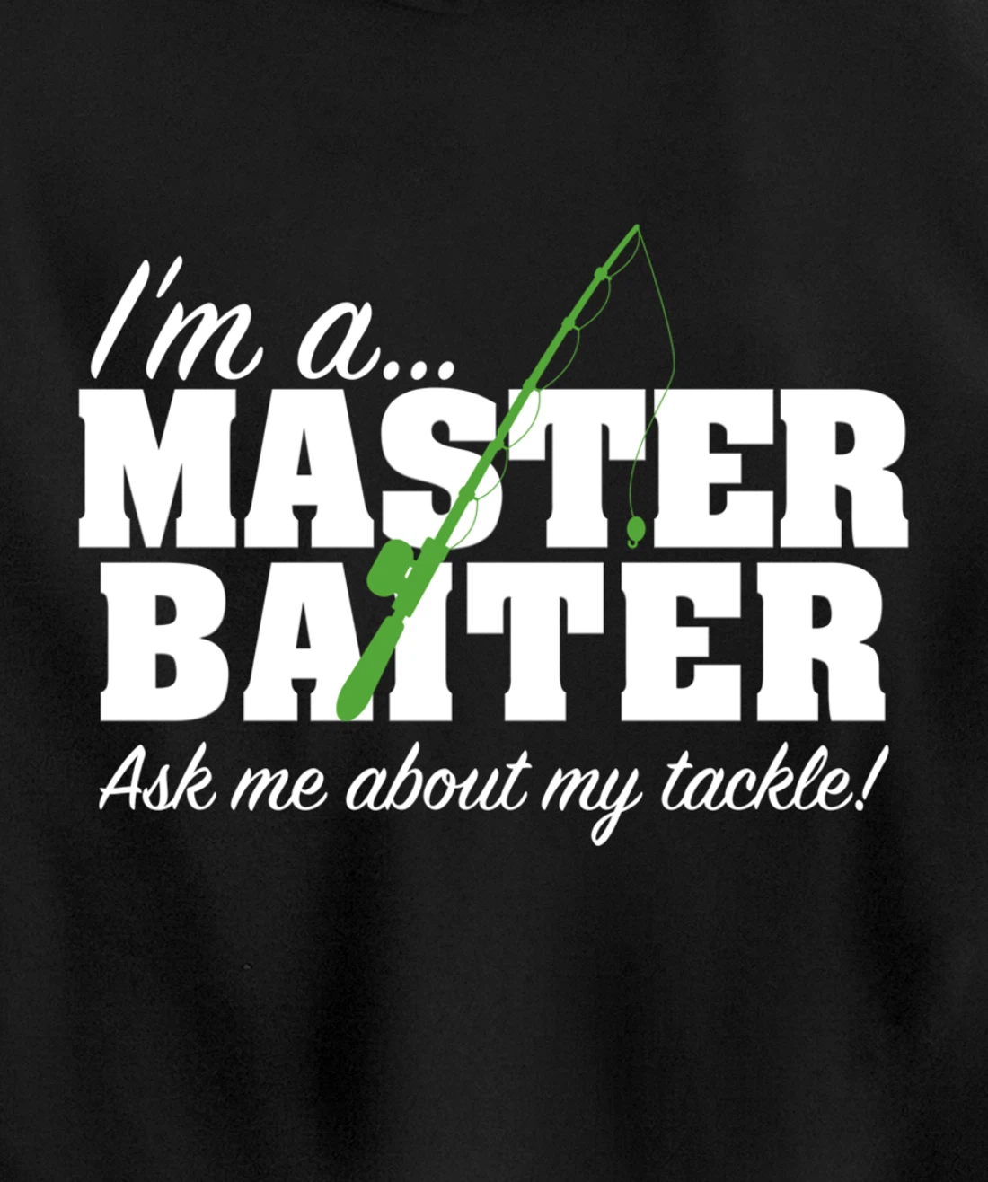 Master Baiter Funny Fishing Fisherman Fish Matching Couples Pullover Hoodie