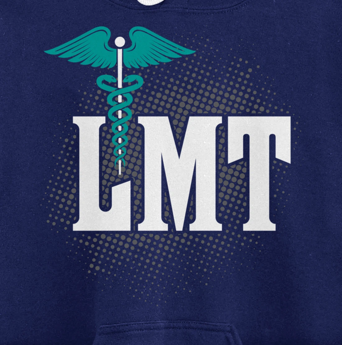 LMT Licensed Massage Therapist Caduceus Gift Pullover Hoodie