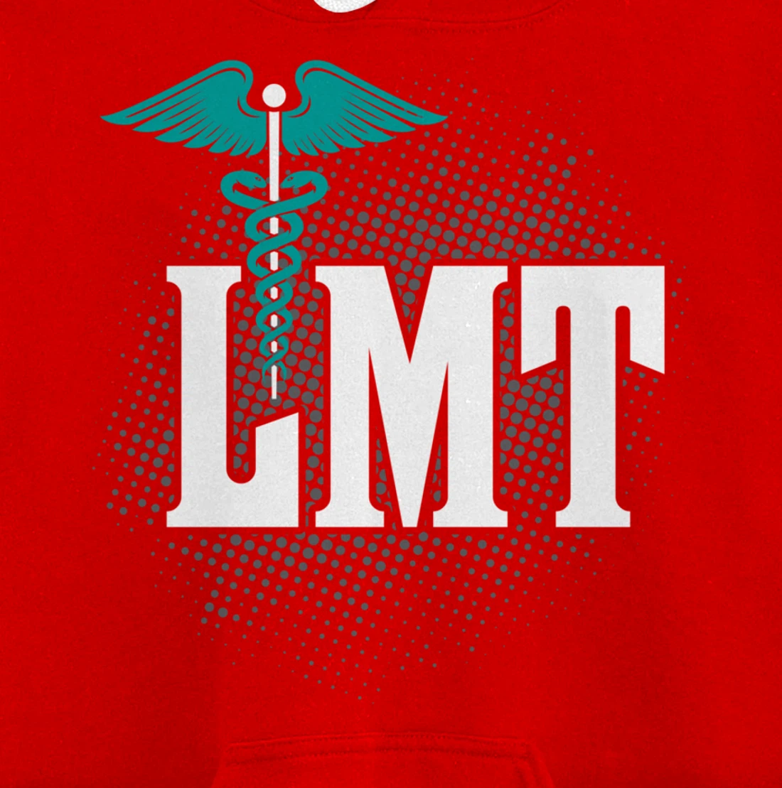 LMT Licensed Massage Therapist Caduceus Gift Pullover Hoodie