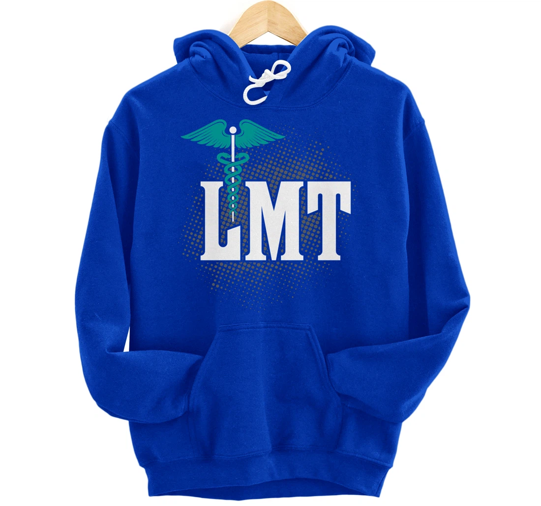LMT Licensed Massage Therapist Caduceus Gift Pullover Hoodie