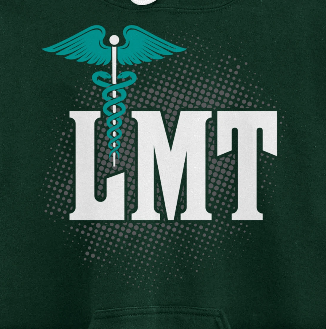 LMT Licensed Massage Therapist Caduceus Gift Pullover Hoodie
