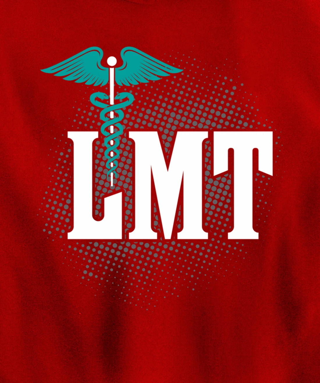 LMT Licensed Massage Therapist Caduceus Gift Pullover Hoodie