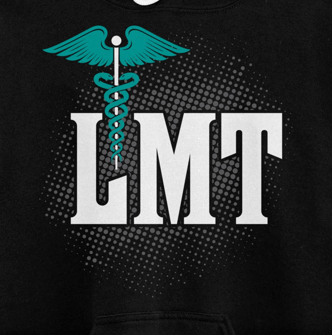 LMT Licensed Massage Therapist Caduceus Gift Pullover Hoodie