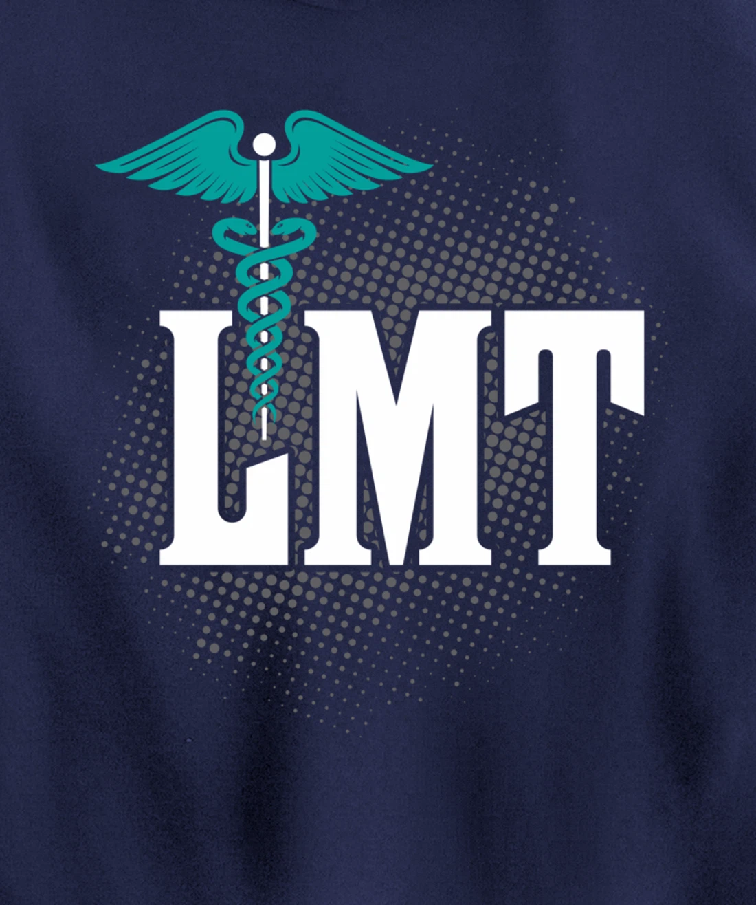 LMT Licensed Massage Therapist Caduceus Gift Pullover Hoodie